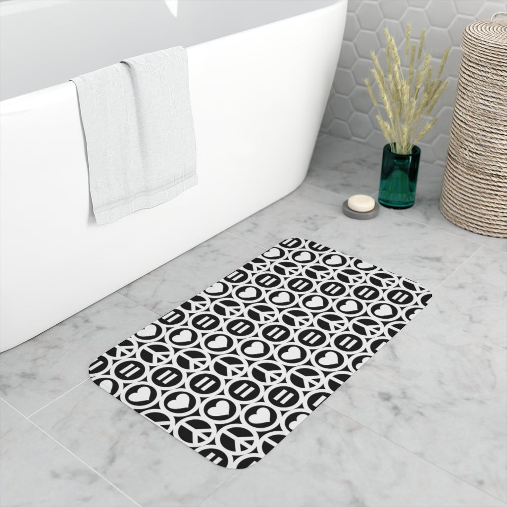 Print Memory Foam Bath Mat