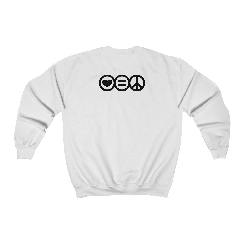 Unisex Heavy Blend™ Crewneck Sweatshirt – Love Equals Peace